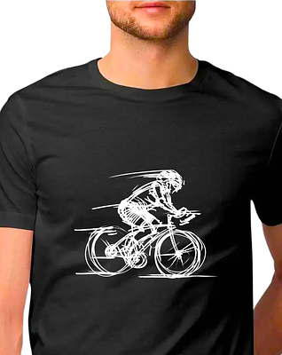 Sport Canvas Bike Sketch Classic Fit Unisex T-Shirt