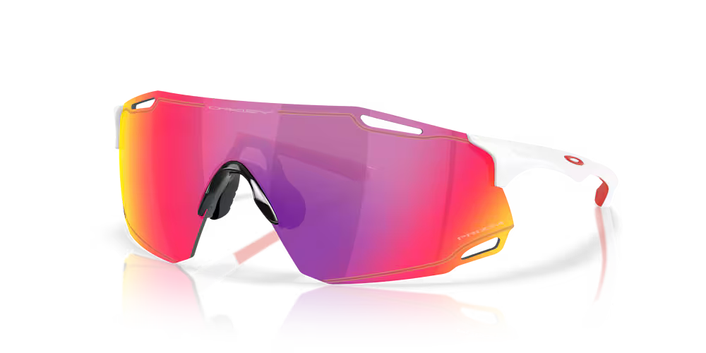 Oakley Cybr Dyno Sunglasses (Polished White/Prizm Road)