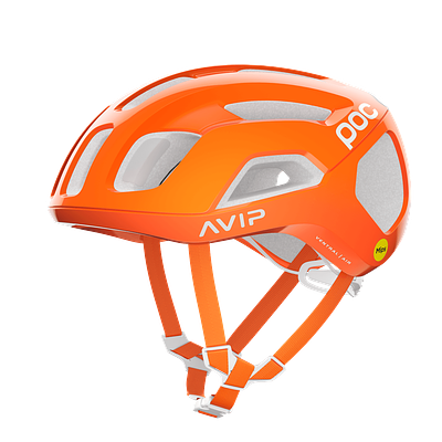 POC Ventral Air Road Cycling Helmet (Fluorescent Orange AVIP)