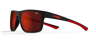 Tifosi Swick Sport Sunglasses (Satin Black/Crimson Frame)