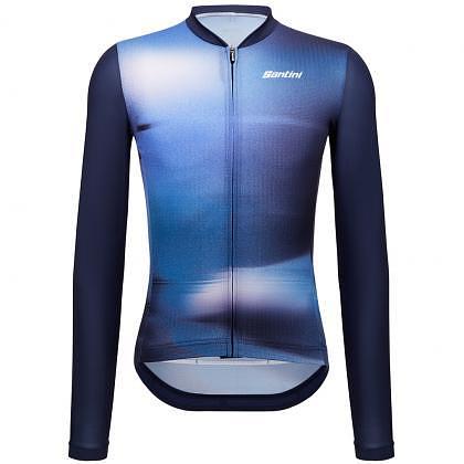 Santini Ombra Eco Sleek Men's Cycling Jersey (Blue)