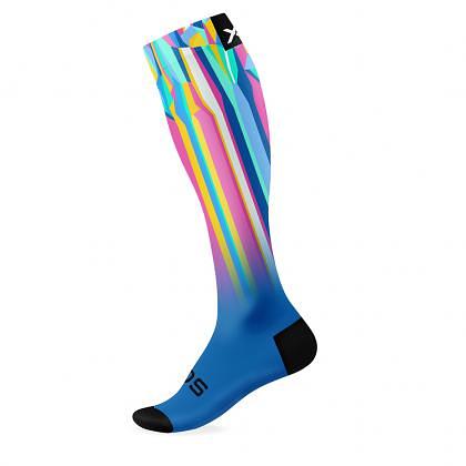 Sox Footwear Candy Stripes Unisex Multi Sport Socks (Print)