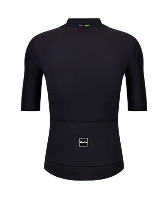 Santini UCI World Champion Mondo Unisex Cycling Jersey (Black)