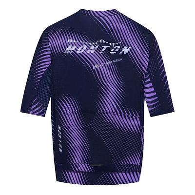 Monton Shadow Fade Men's Cycling Jersey (Purple Black)