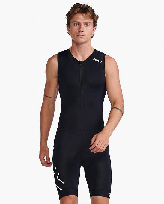 2XU MT6437D Core Men's Triathlon Suit (Black/White)