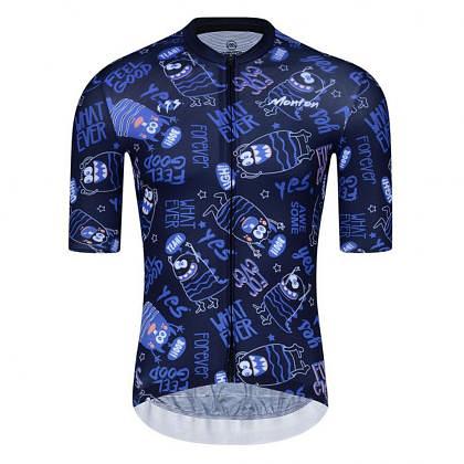 Monton Lifestyle Oye Men's Cycling Jersey (Navy Blue)