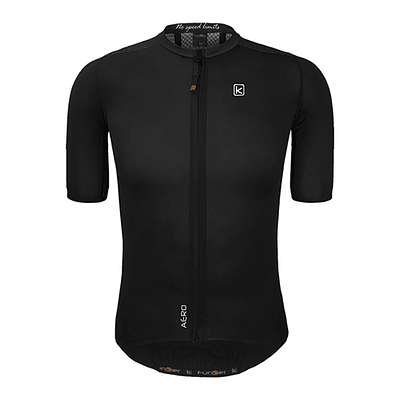 Funkier Cavaliere Mens Cycling Aero Jersey (Black)