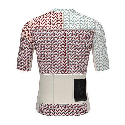 Valore V-Motiva Men's Cycling Jersey (Red/Sky)
