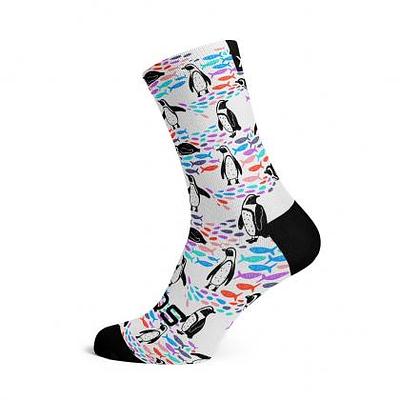 Sox Footwear Penguin Casual Crew Unisex Multi Sport Socks (Print)