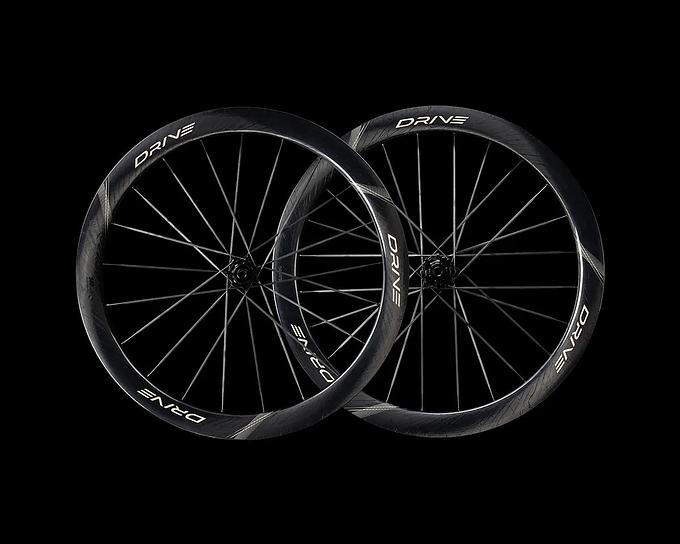 Elite Drive 50D II Carbon Tubeless Ready Disc Brake Wheel - Shimano Hyperglide (Black)