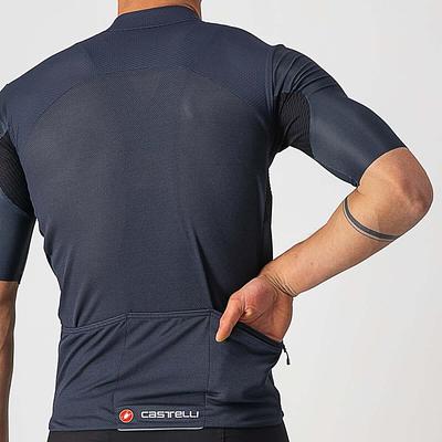 Castelli Endurance Elite Mens Cycling Jersey (Savile Blue)