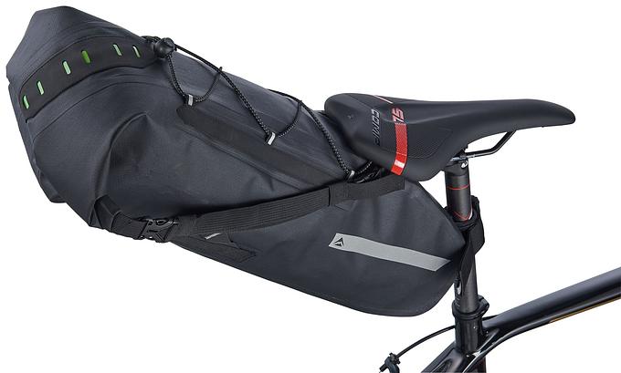 Merida Travel Saddlebag (Black/Grey)