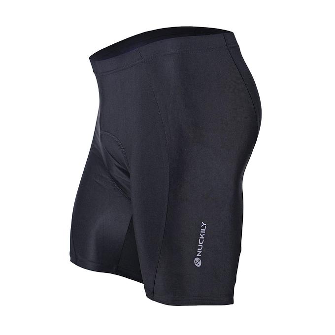 Nuckily NS355 Mens Cycling Shorts (Black)