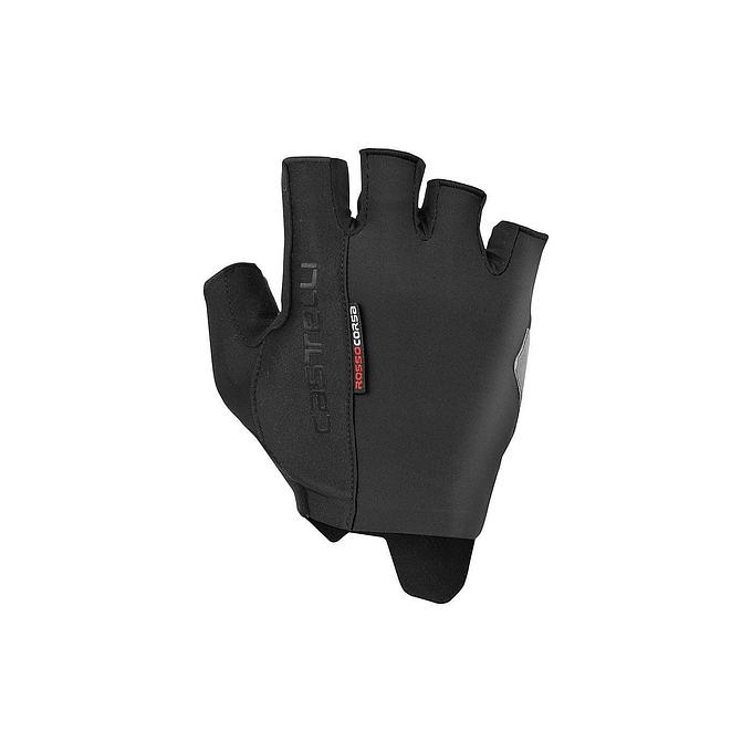 Castelli Rosso Corsa Espresso Unisex Cycling Gloves (Black)