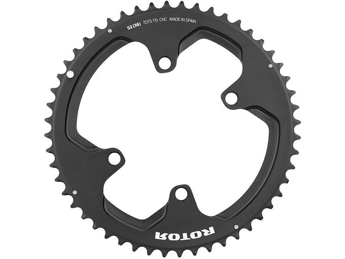 Rotor Shimano NoQ 10/11 Speed Chainring (Black)