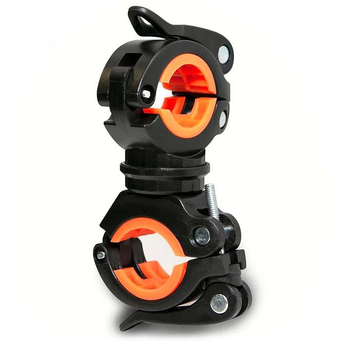 Niterider Focus Plus Flashlight Handlebar Clamp Mount (Black/Orange)