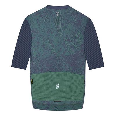 Monton Topography Men's Cycling Jersey (Forest Blue)