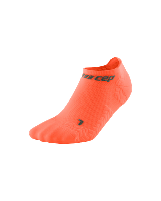 CEP Compression Ultralight No Show Women's Running Socks (Ultralight Coral)