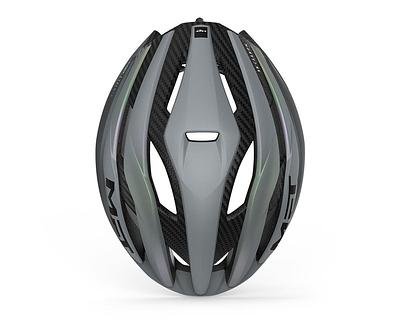 [Open Box] MET Trenta 3k Carbon MIPS Road Cycling Helmet (Gray Iridescent)
