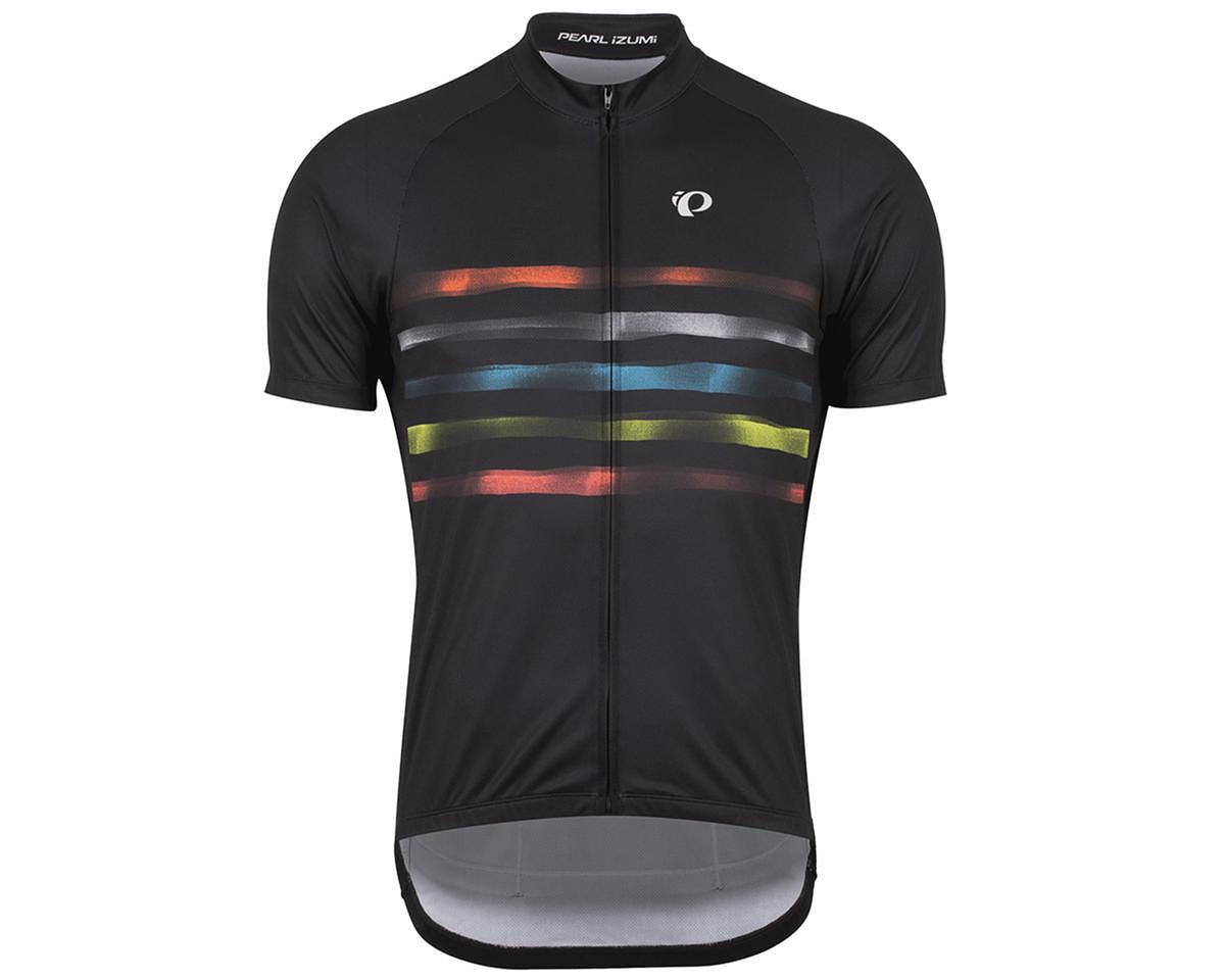 Pearl Izumi Classic Men's Cycling Jersey (Vibrant Black Aurora)