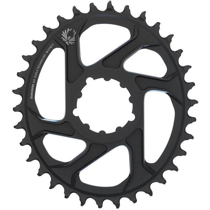 SRAM X-Sync 2 Eagle 1x Oval 11/12 Speed Chainring (Black)
