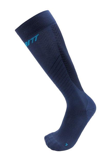 Gambitt Endurance Tall Unisex Compression Socks (Ocean Blue/Blue)