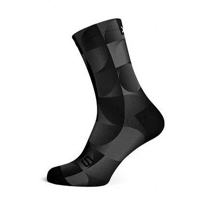 Sox Footwear Solid Charcoal Casual Crew Unisex Multi Sport Socks (Print)