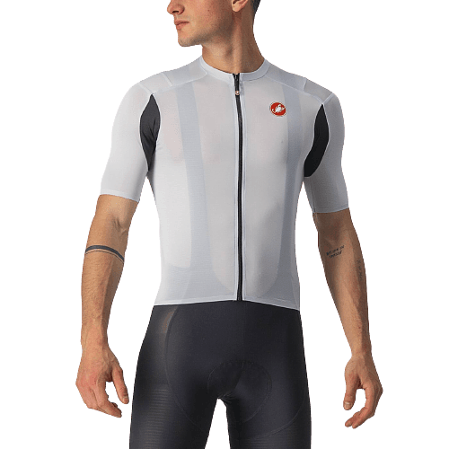 Castelli Superleggera 2 Mens Cycling Jersey (Silver Gray)