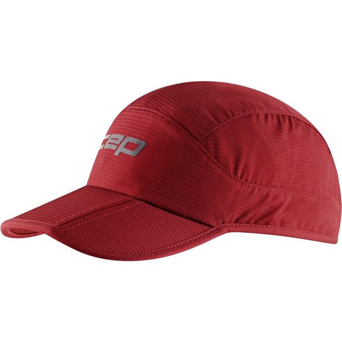CEP Compression Core Foldable Unisex Running Cap (Burgundy)