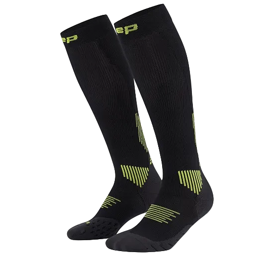 CEP Compression Core Run Tall 5.0 Women's Compression Socks (Black/Lime)