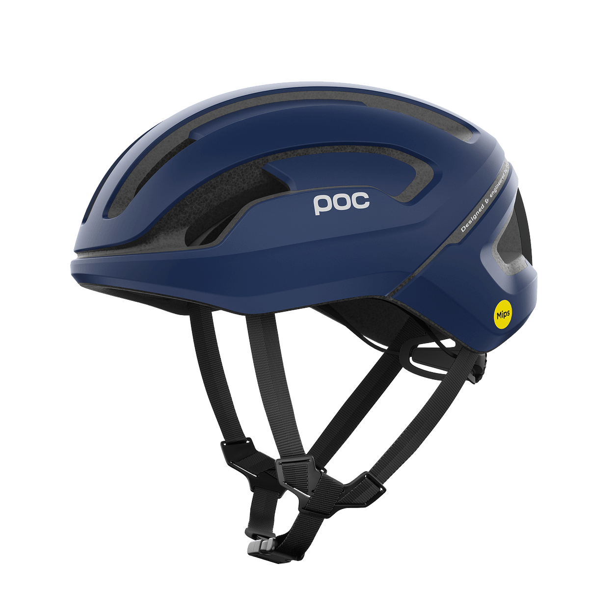 POC Omne Air Road Cycling Helmet (Lead Blue Matt)
