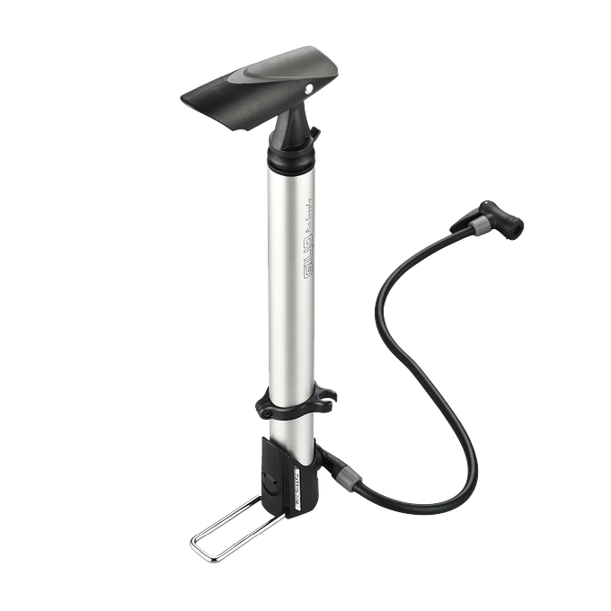 Giyo GM-06 High Pressure Floor Pump (Silver/Black)
