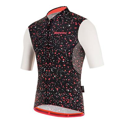 Santini Delta Pietra Mens Cycling Jersey (Black)