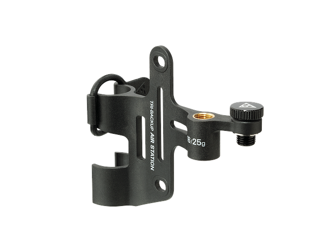 Topeak Tri Backup Air Station Co2 Catridges (Black)