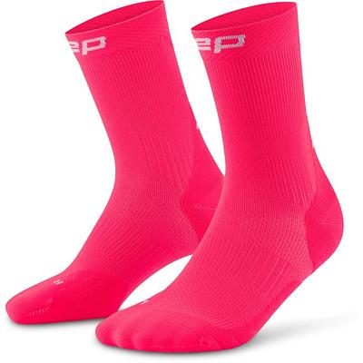 CEP Compression Core Run Mid Cut 5.0 Women's Compression Socks (Pink)