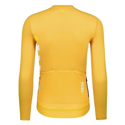 Monton Monday Long Sleeve Men's Cycling Jersey (Yellow)