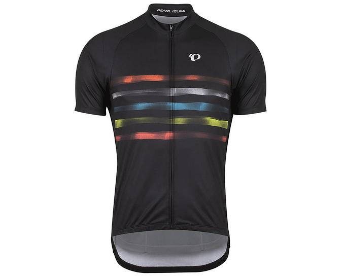 Pearl Izumi Classic Men's Cycling Jersey (Vibrant Black Aurora)
