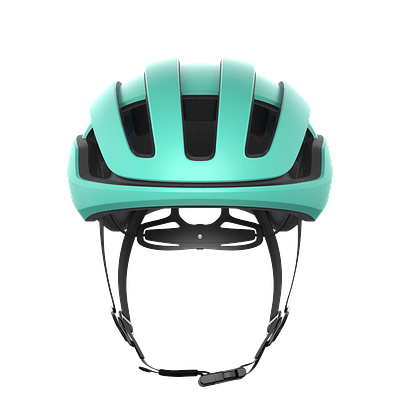 POC Omne Air Spin Road Cycling Helmet (Uranium Black/Fluorite Green Matt)
