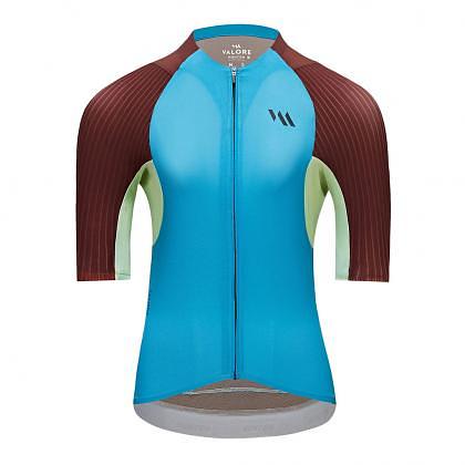 Monton Valore Era Men's Cycling Jersey (Blue/Maroon)