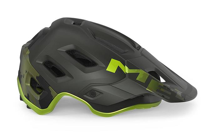 MET Roam MIPS MTB Cycling Helmet (Camo/Lime Green/Matt)