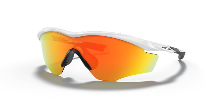 Oakley M2 Frame XL Sport Sunglasses (Fire Iridium/Polished White)
