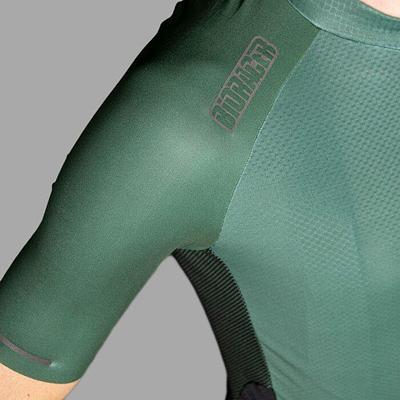 Bioracer Sprinter Coldblack Mens Cycling Jersey (Light Olive)