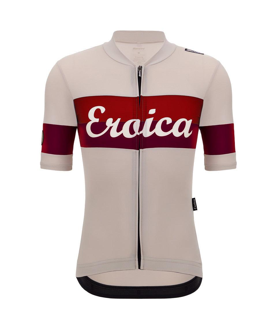 Santini Eroica Quiete Men's Cycling Jersey (Cappuccino)
