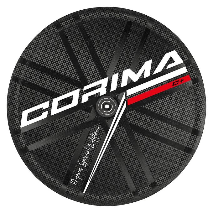 Corima Disc C+ WS Carbon Rim Brake Wheel - Shimano/Sram (Black/White Decals)