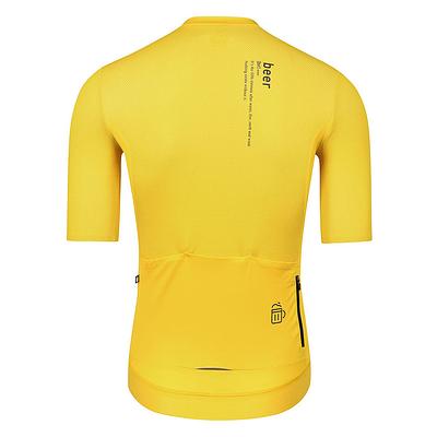 Monton Beer Men's Cycling Jersey (Yellow)