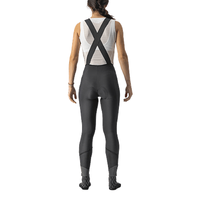 Castelli Velocissima DT Women's Cycling  Bib Tight (Black/Black Reflex)