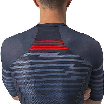 Castelli Climbers 3.0 Mens Cycling Jersey (Savile Blue/Red)