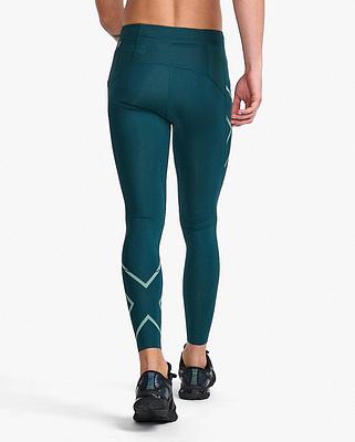 2XU MA5305B Light Speed Men's Compression Tights (Pine/Raft Reflective)