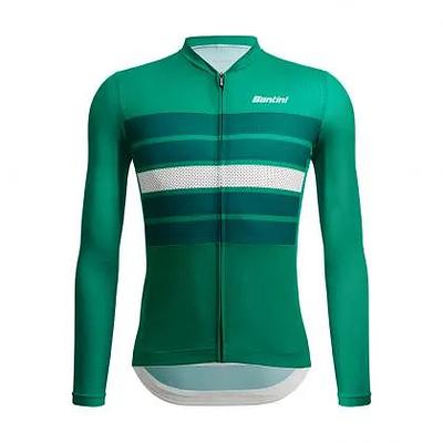 Santini Eco Sleek Bengal Men's Cycling Jersey (Green)