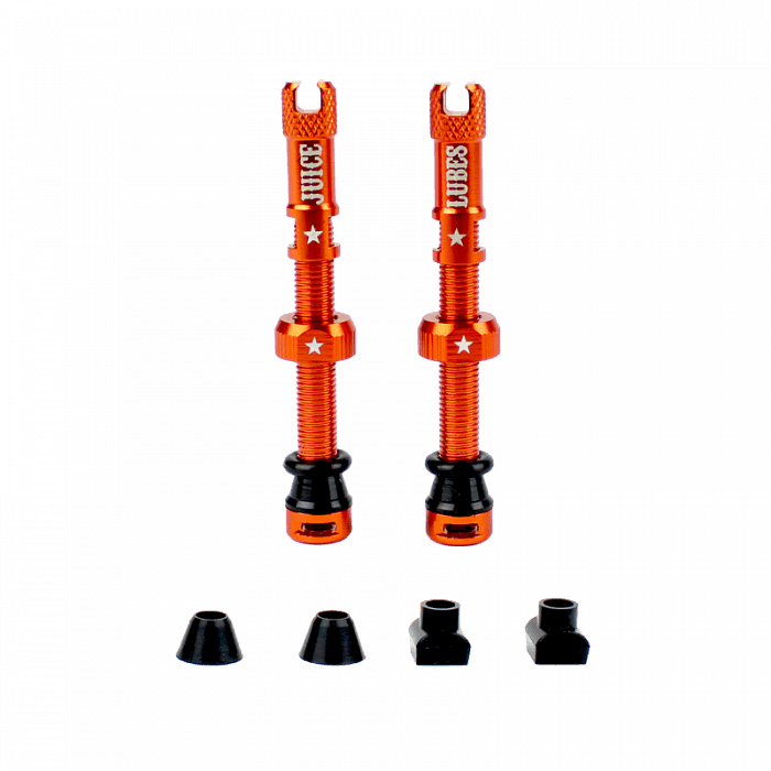 Juice Lubes Tubeless Valves (Orange)